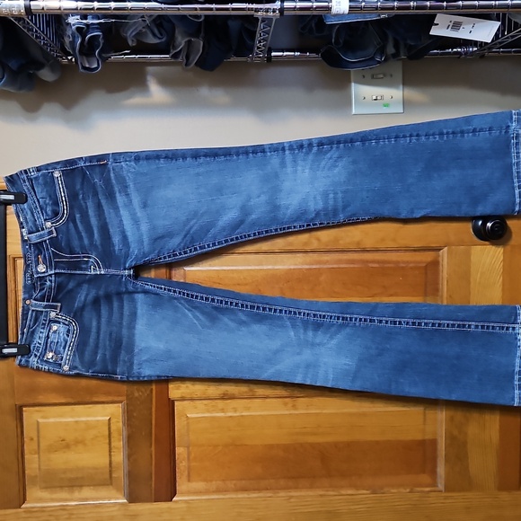 Miss Me Signature Boot Cut Low-Rise Embellished Jeans - Picture 2 of 12